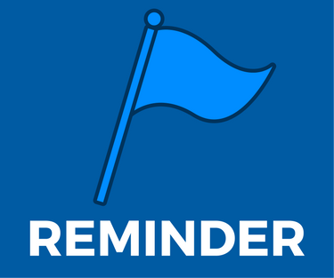 End of Year Reminders